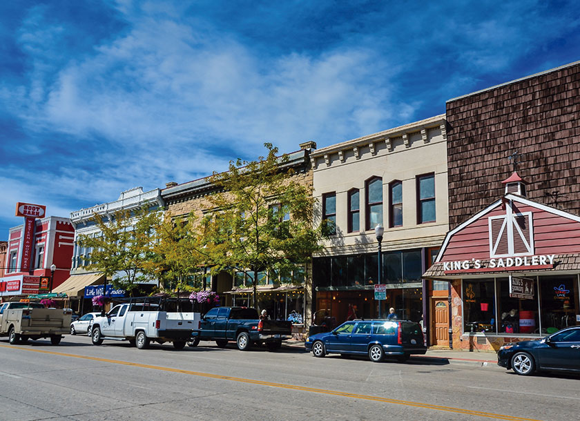 Downtown Sheridan Wyoming