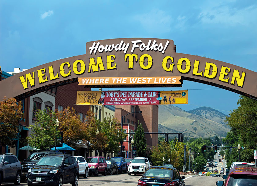 Entrance in Golden Colorado