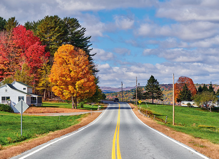 Highway in Hudson New Hampshire