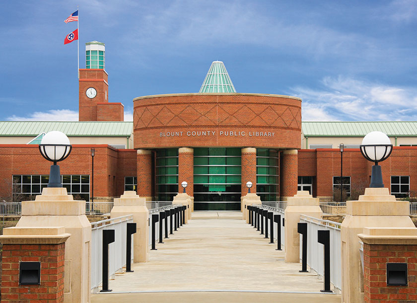 Library in Maryville Tennessee