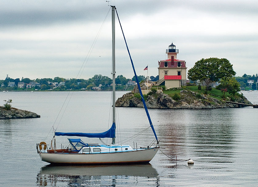 Pomham Rock Lighthouse East Providence Rhode Island