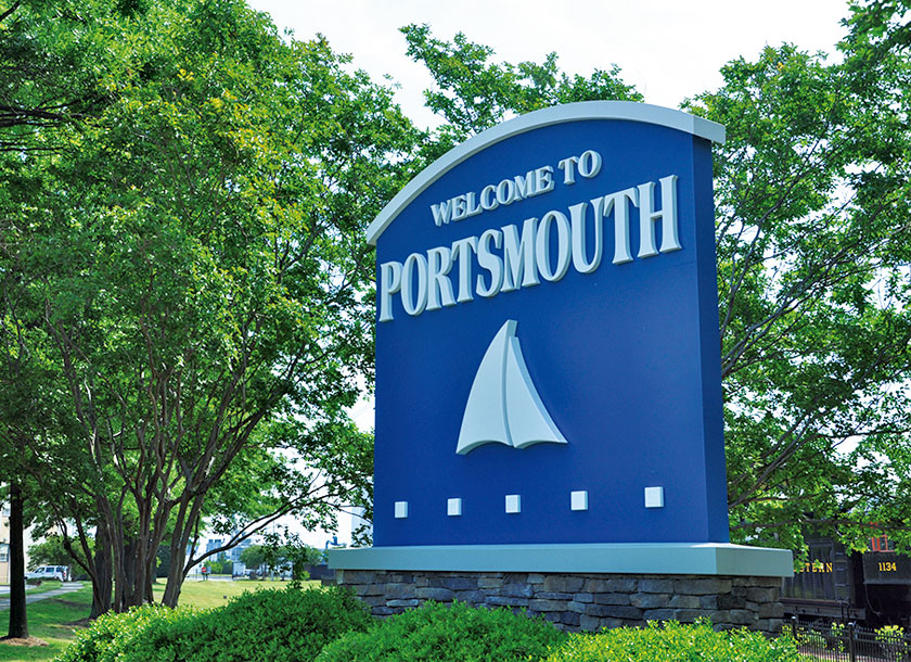 Portsmouth Sign in Portsmouth Virginia