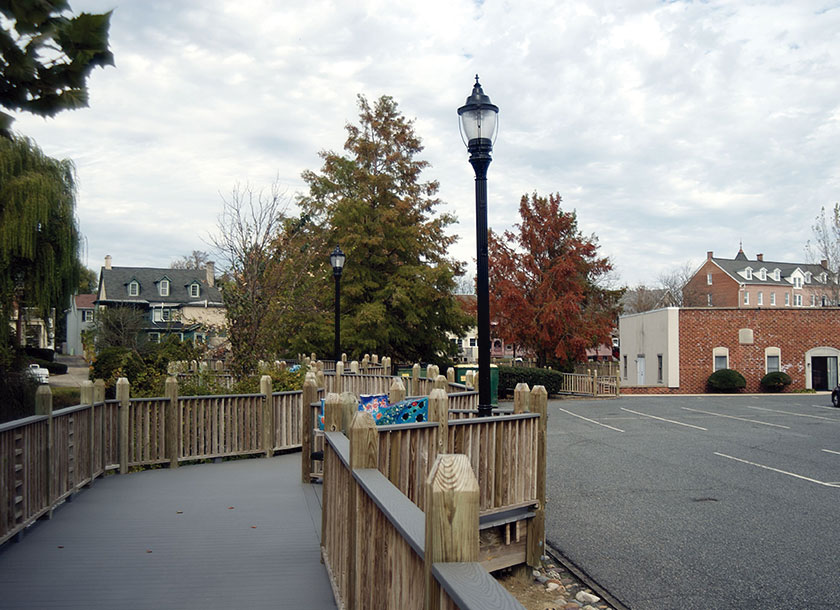 River park walkway Milford Delaware