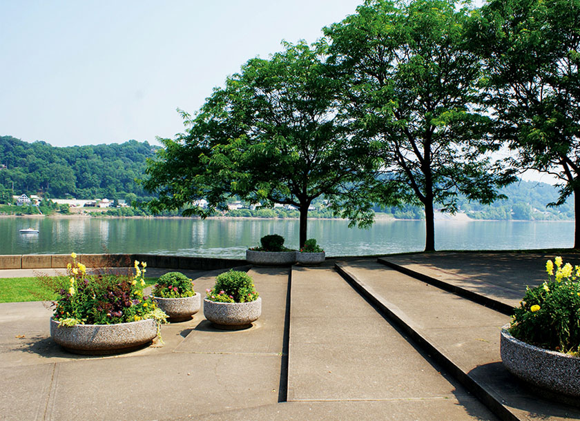 Riverfront Park in Huntington West-Virginia