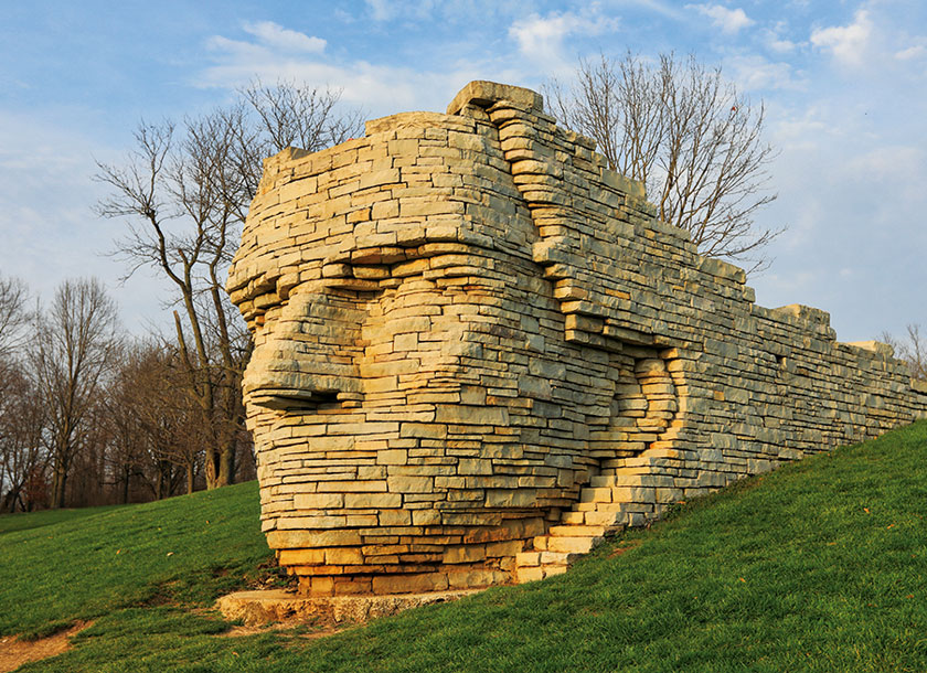 Sculpture in Dublin Ohio