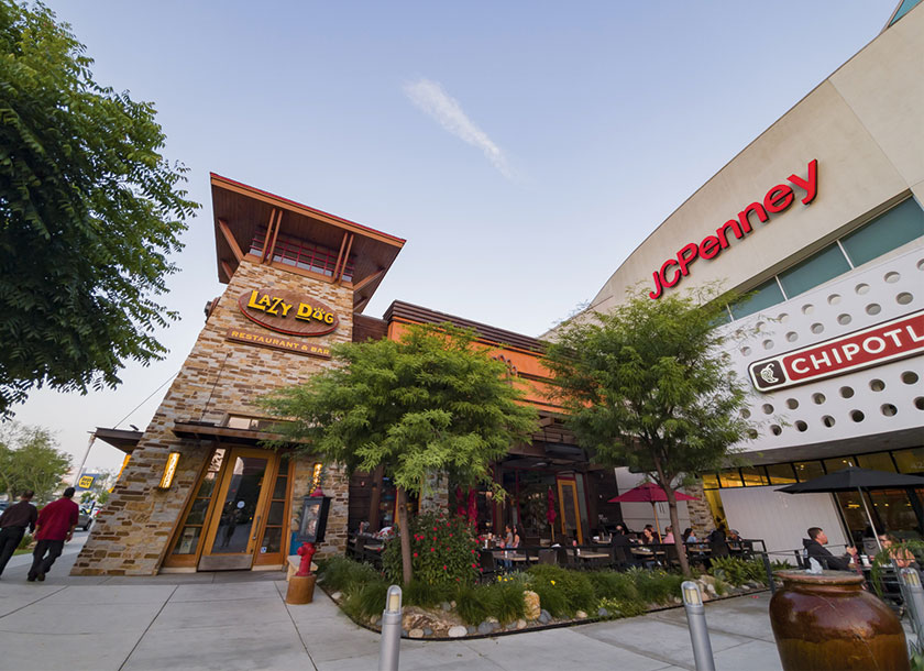 Shopping mall at Covina California