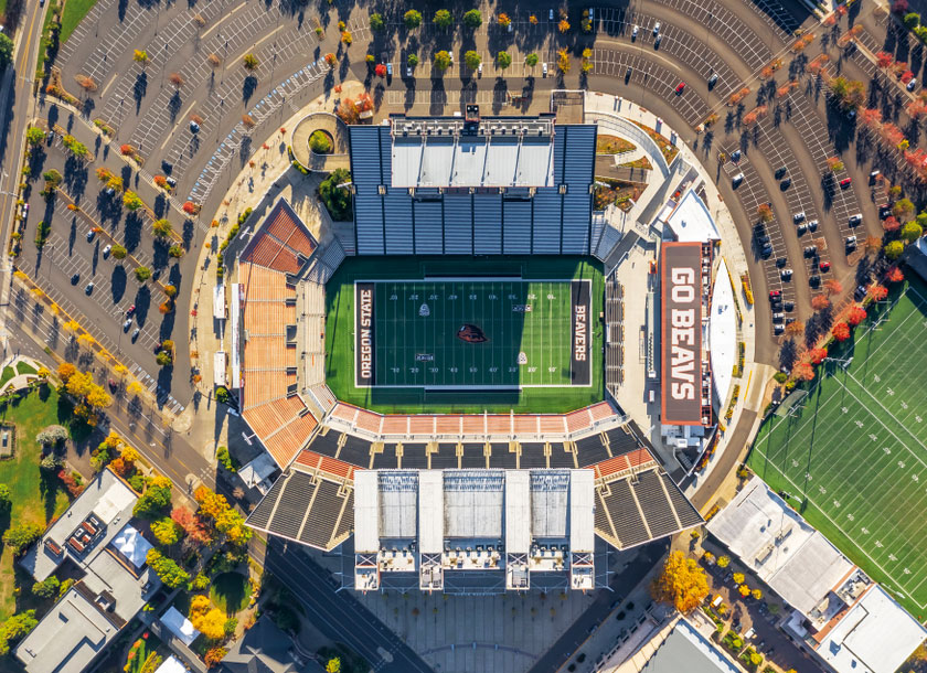 Stadium in Corvallis Oregon