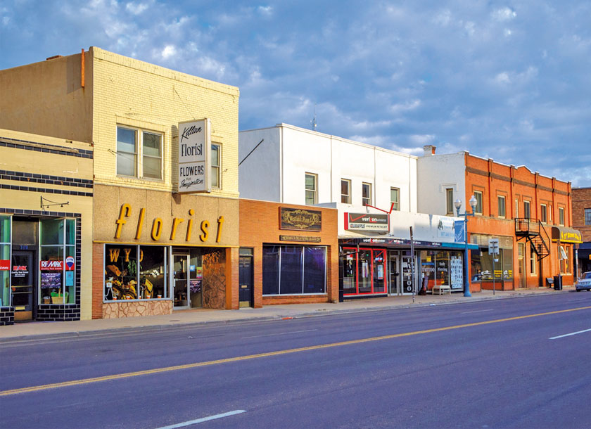 Street in Gillette Wyoming