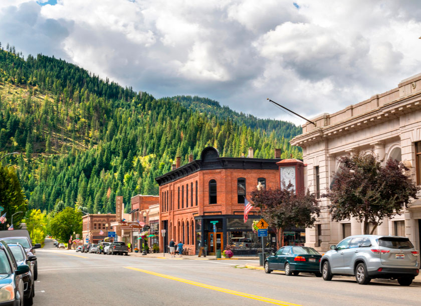 Street Post Falls Idaho