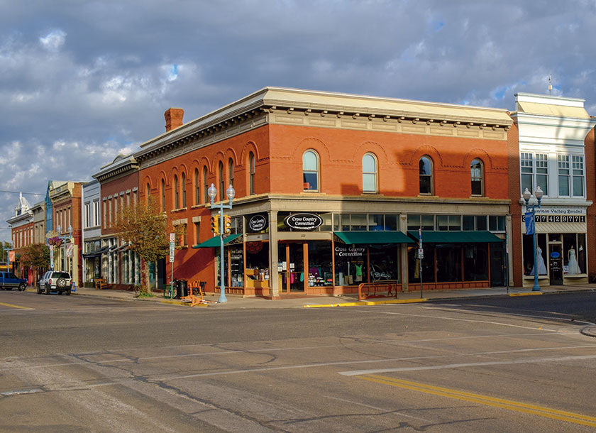 Street and building Casper Wyoming