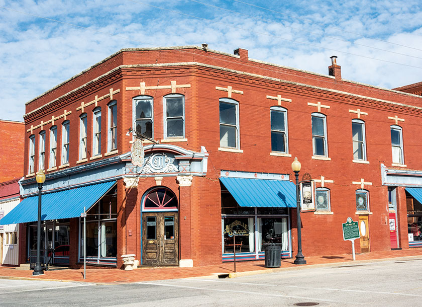 Street in Enid Oklahoma