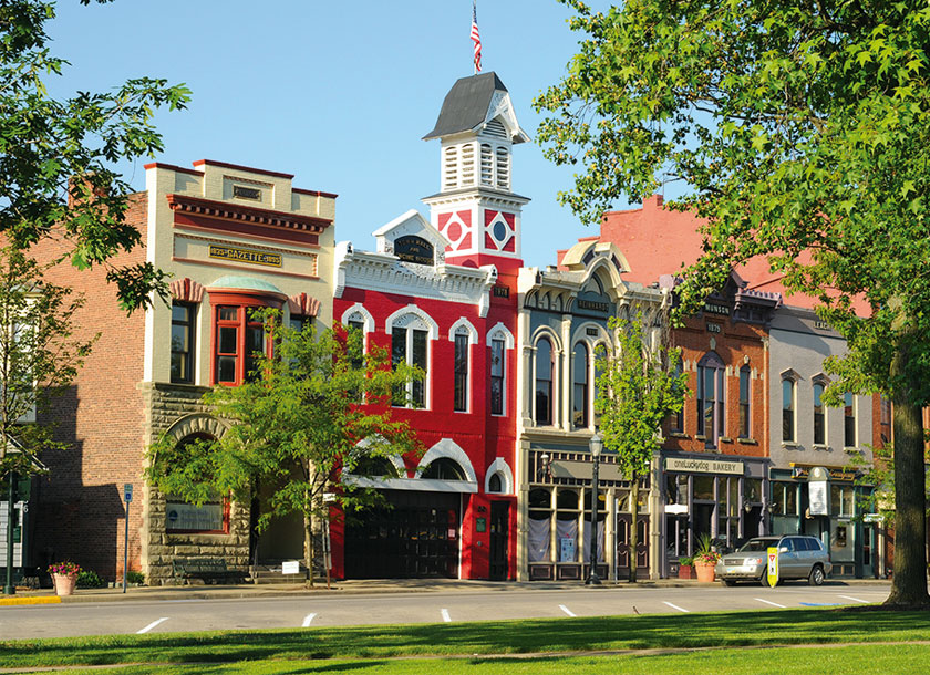 Street in Medina Ohio