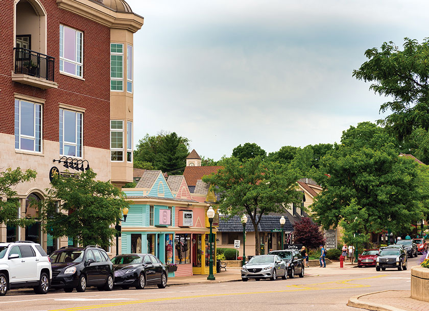 Downtown Clinton Township Michigan