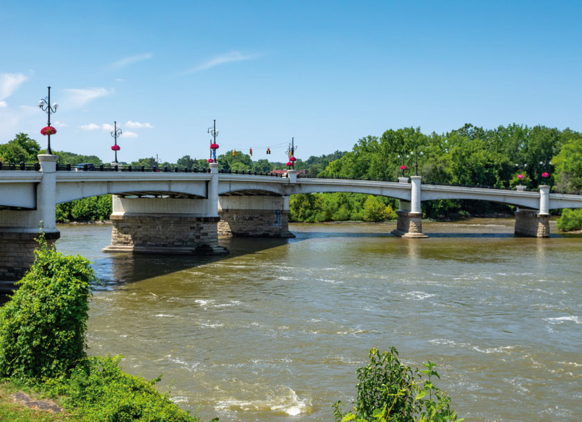 Bridge in Zanesville Ohio