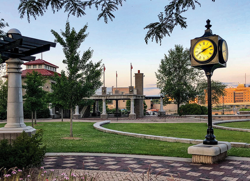 City park in Neenah Wisconsin