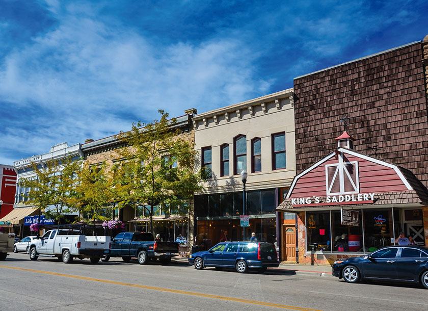 Downtown of Lander Wyoming