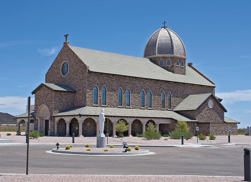 Downtown Monastery in Tonopah Arizona