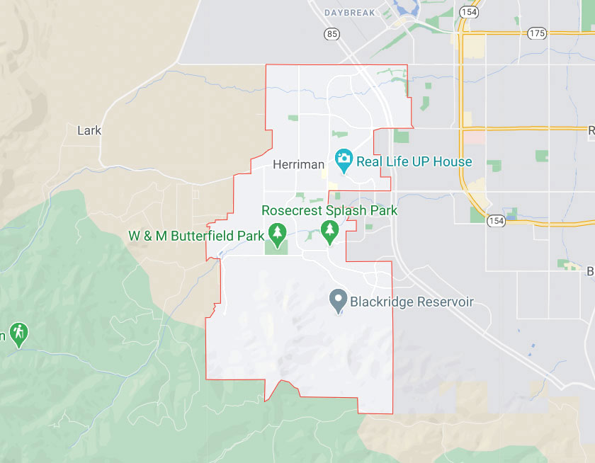 Map of Herriman Utah