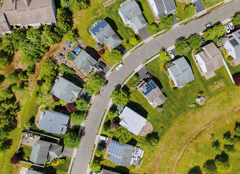 Houses in Huntington Station New York