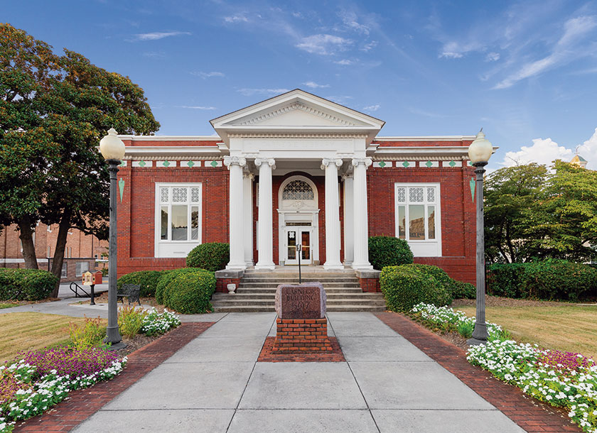 Library in downtown Rome Georgia