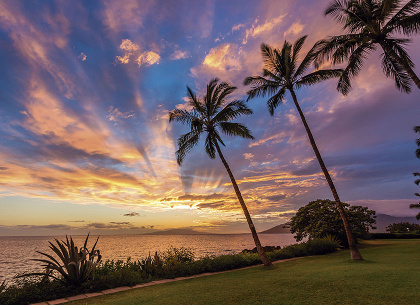 Magical sunset Kihei Hawaii