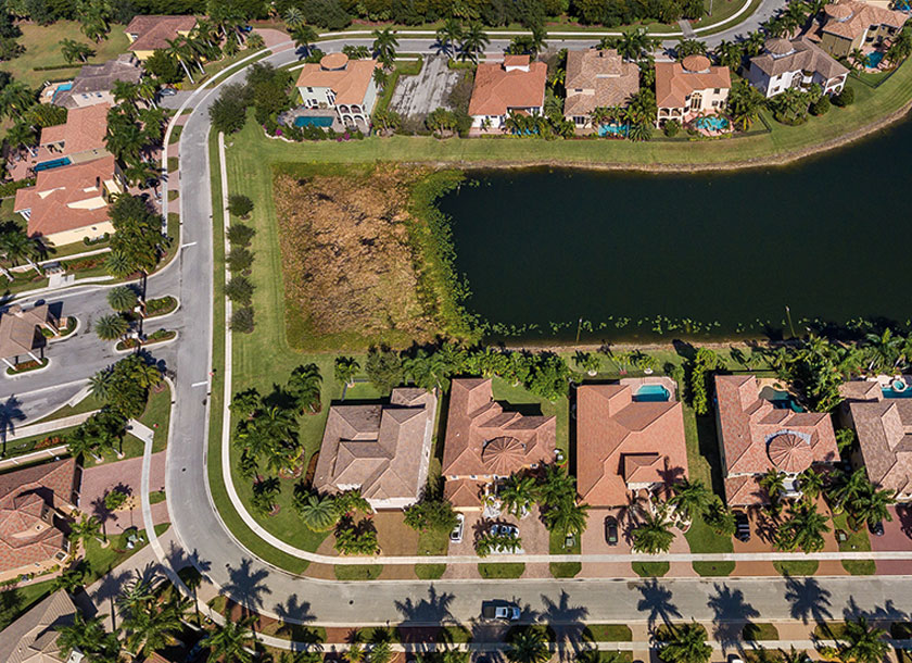 Neighborhood in Wellington Florida