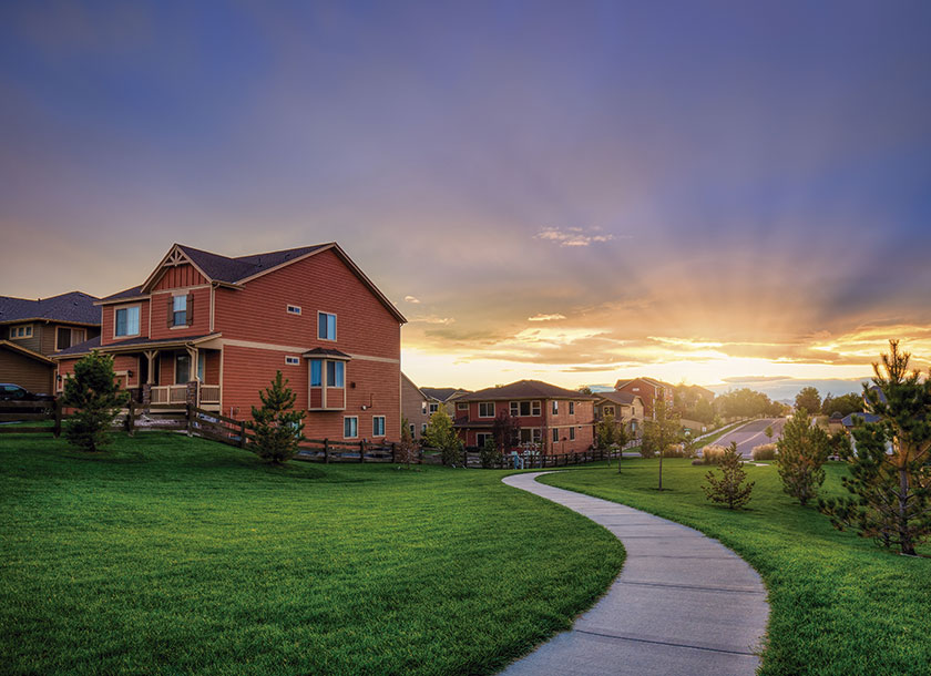 Neighborhood in Wheat Ridge Colorado