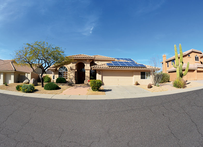 Neighborhood in Youngtown Arizona