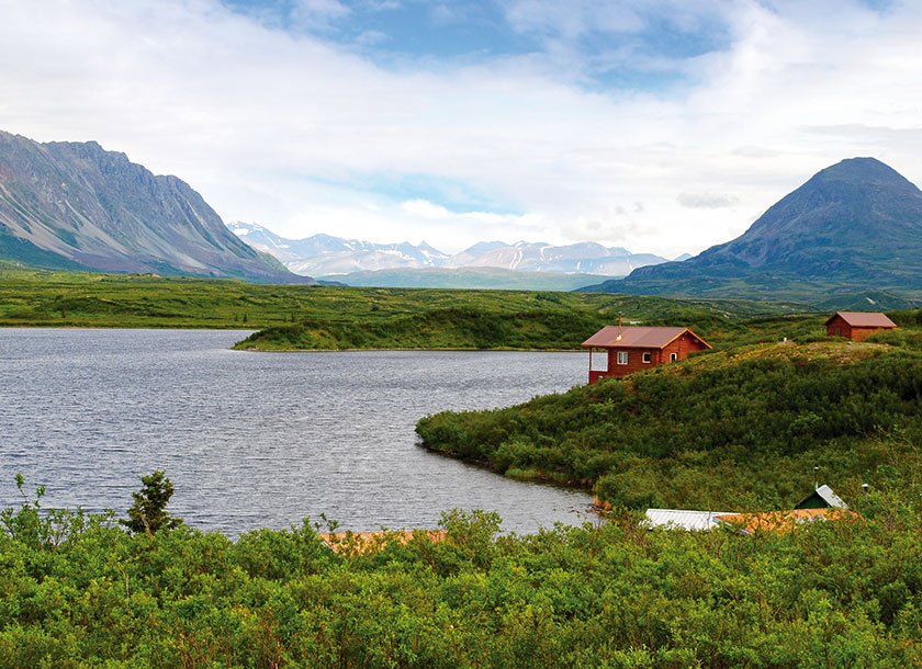 Scenery in Big Lake Alaska