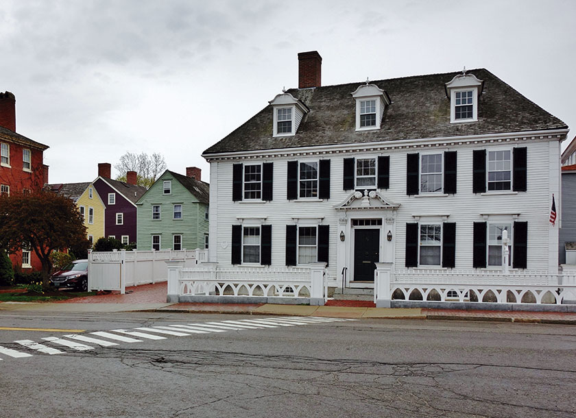 Street and buildings Windham New Hampshire