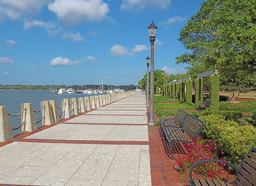 Street walk Beaufort South Carolina