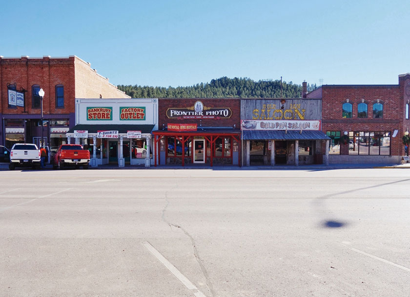 The Gold Rush town of Custer South Dakota