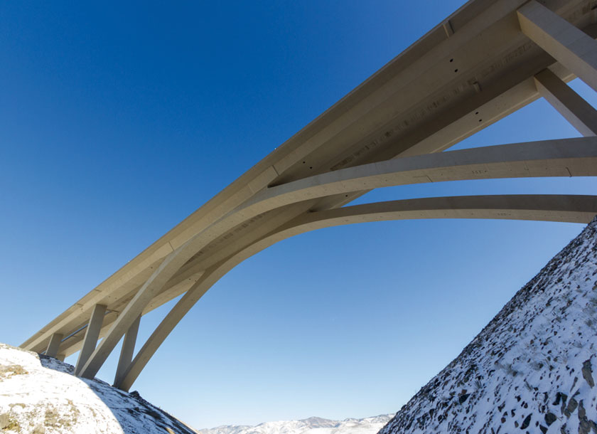 Large bridge in Washoe Valley Nevada