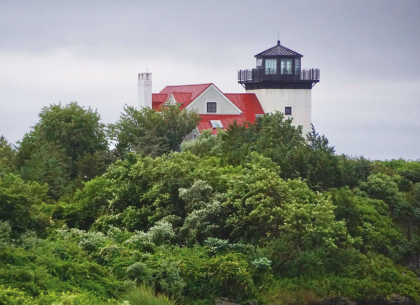 Lighthouse in Tiverton Rhode Island