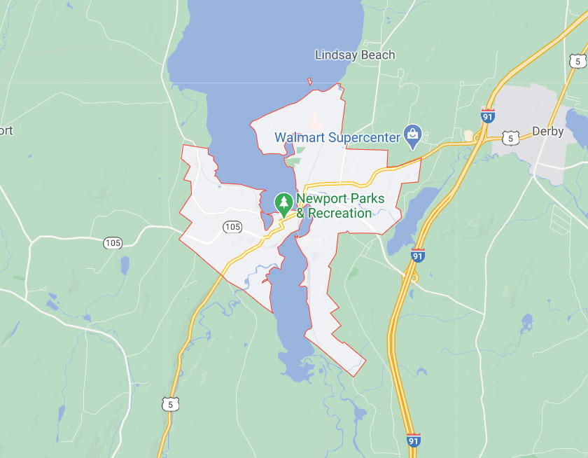 Map of Newport Vermont