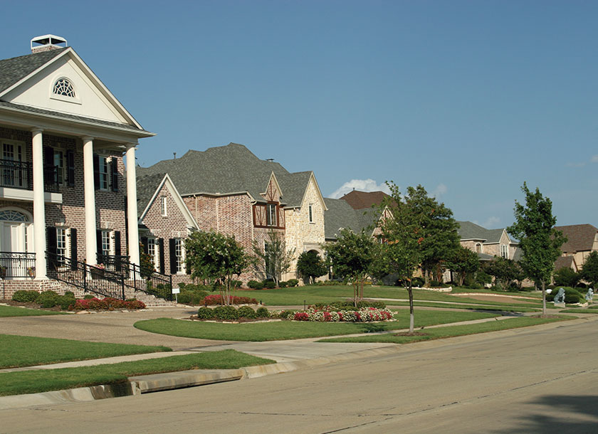 Viiew house in Rowlett Texas